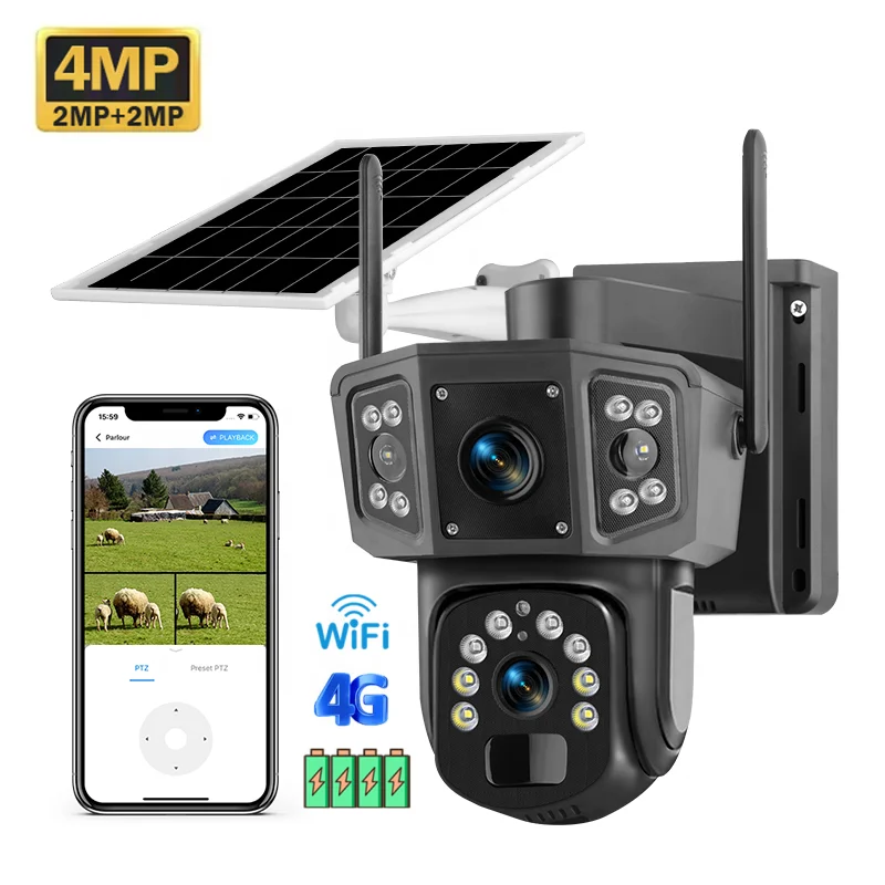 Camera Solar Wireless - Caméra de surveillance solaire sans fil