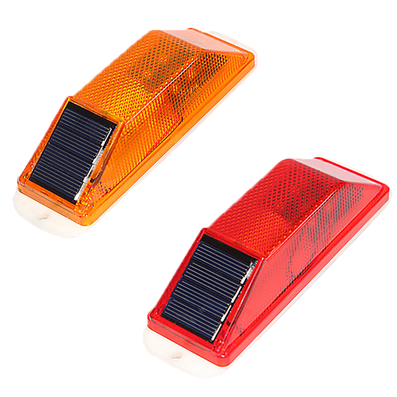Solar Security Light - Lampe LED d'avertissement stroboscopique solaire, Flash