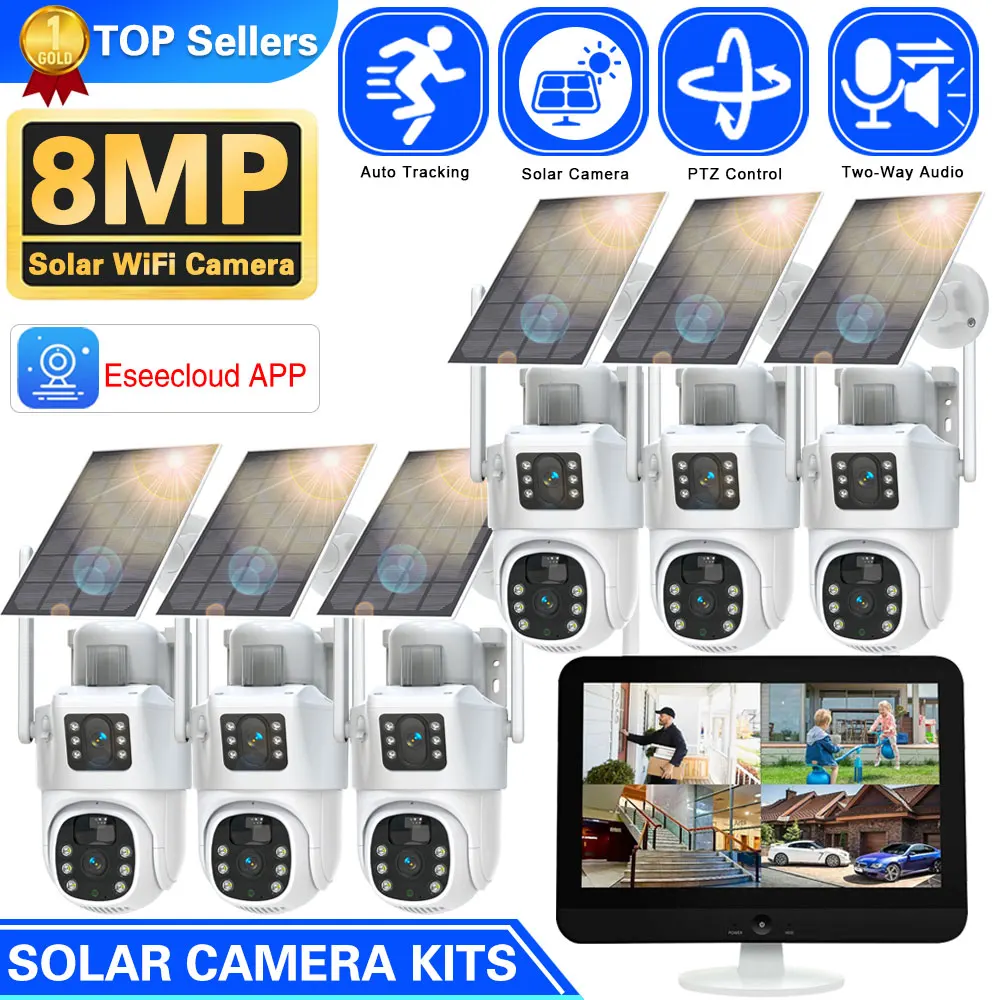 Nvr Kit 8 Channel - Système de vidéosurveillance sans fil, kit