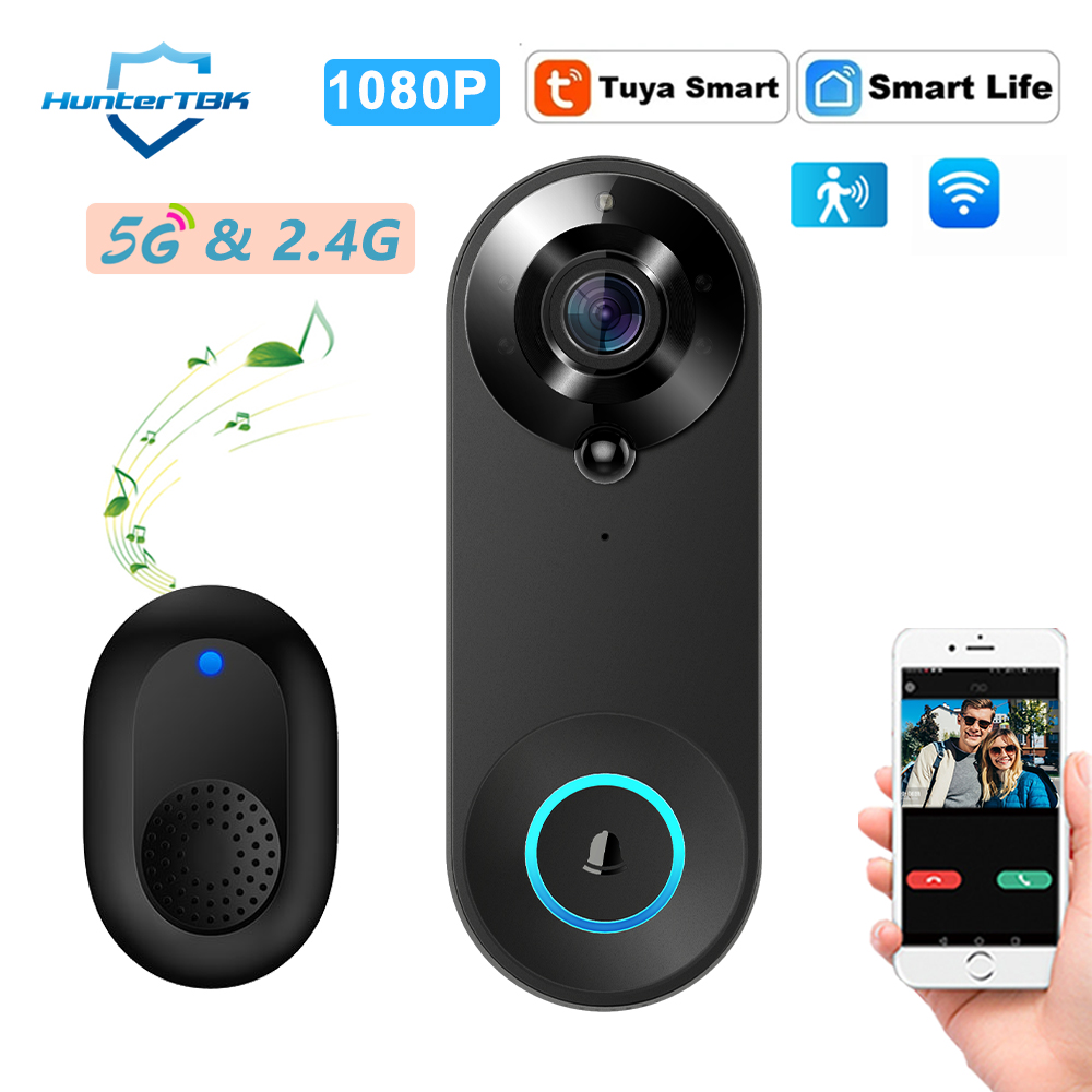 Home Security La - Sonnette vidéo WiFi 5G 2.4G 1080P