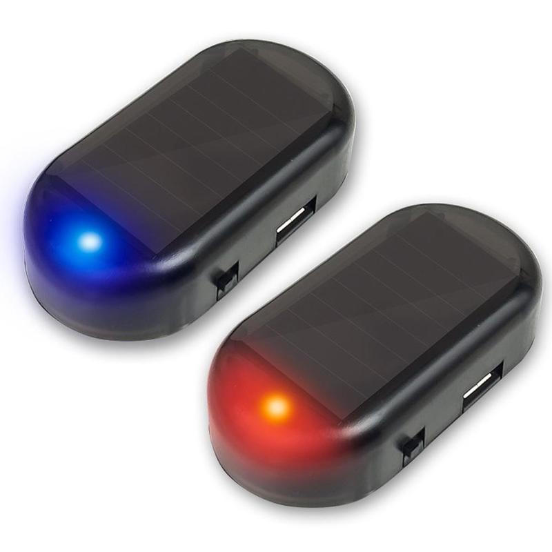 Solar Security Light - Lumière solaire antivol pour voiture, fausse