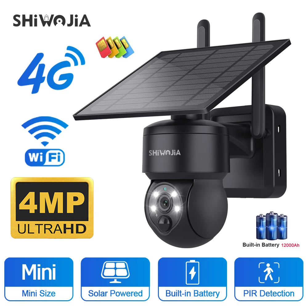 WinterWOJIA-Caméra solaire PTZ - Camera Solar Wireless avis et prix
