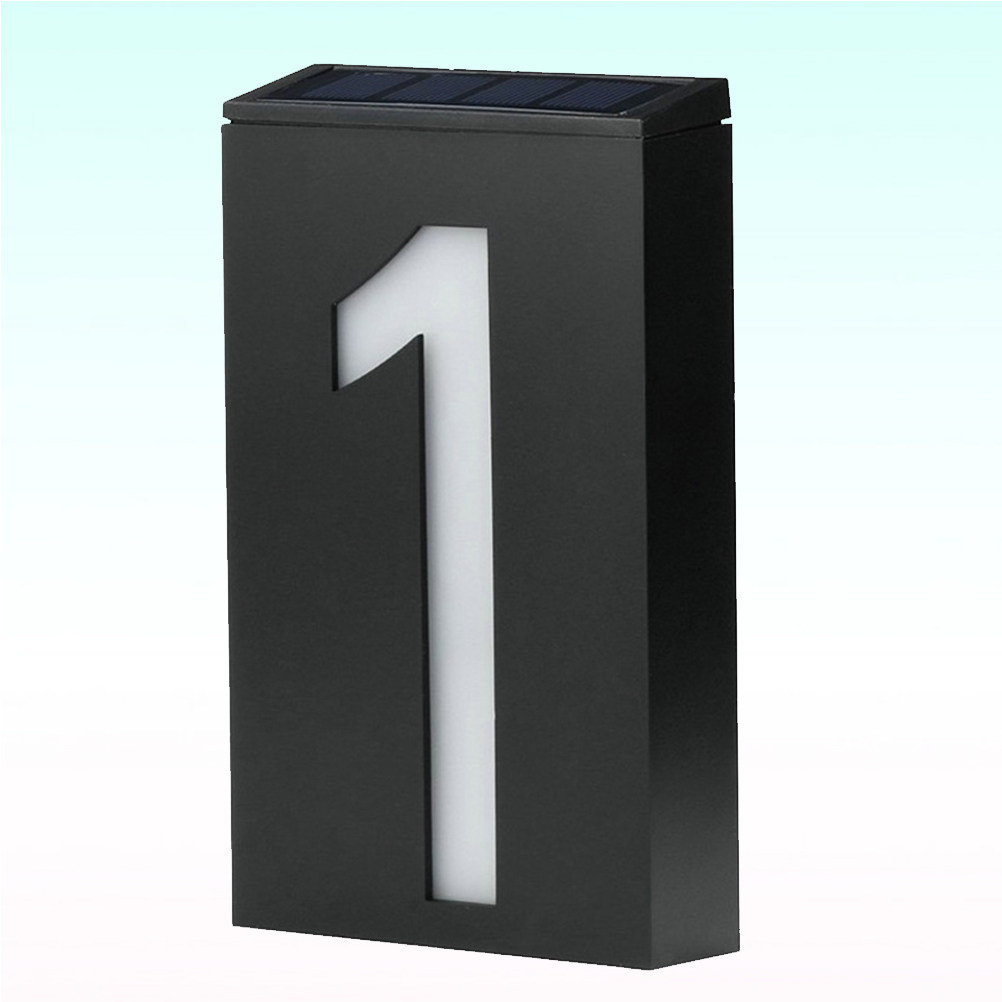 Plaque de porte LED solaire nu - Solar Security Light avis et prix