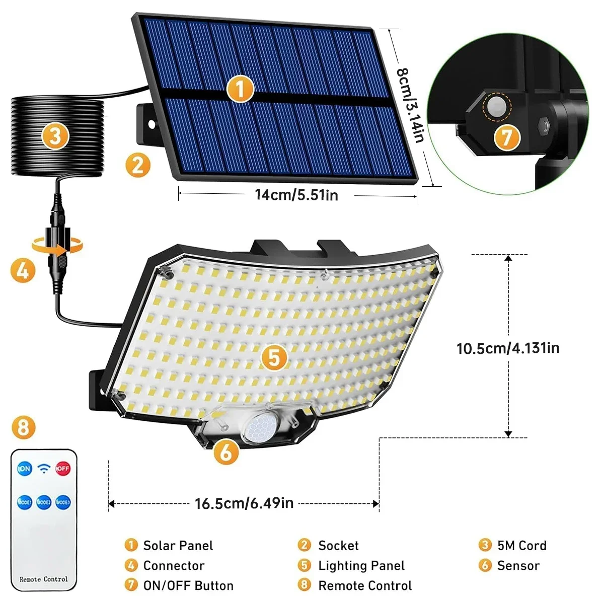 Lampes solaires d'extérieur 23 - Solar Security Light avis et prix