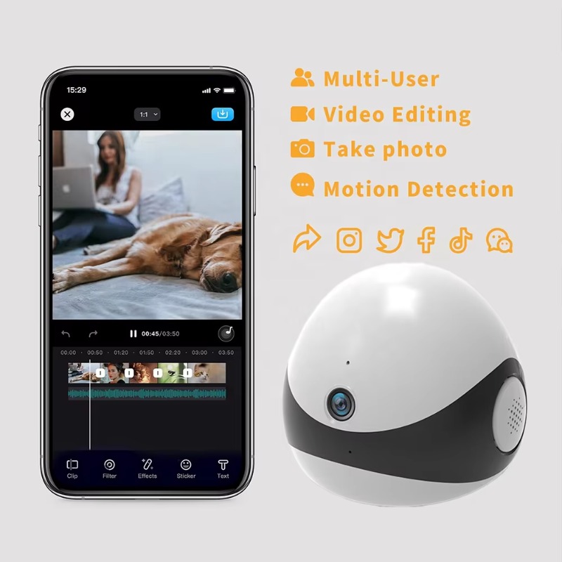 Caméra Robot Mobile Sans Fil 2 - Home Security Robots avis et prix