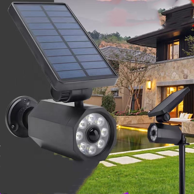 Caméra factice 8 LED, Spot sol - Solar Security Light avis et prix