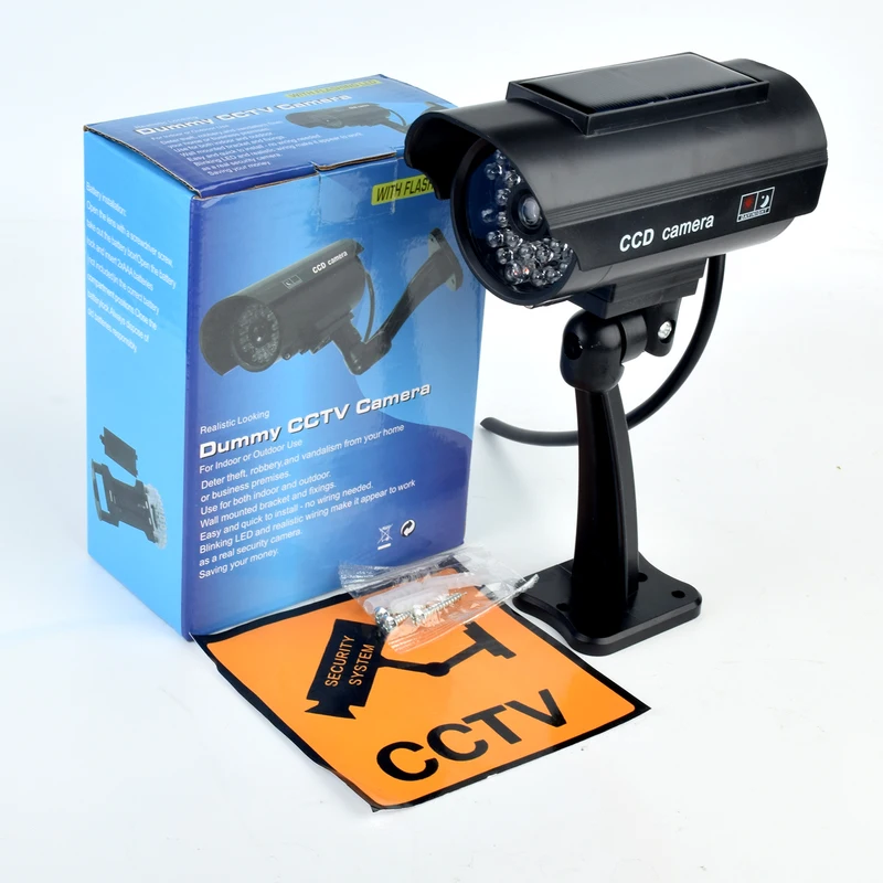 Caméra de sécurité factice à é - Solar Security Light avis et prix