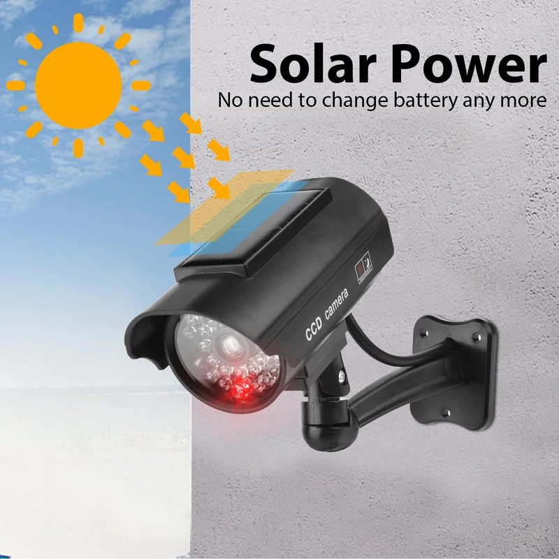 Caméra de sécurité factice à é - Solar Security Light avis et prix