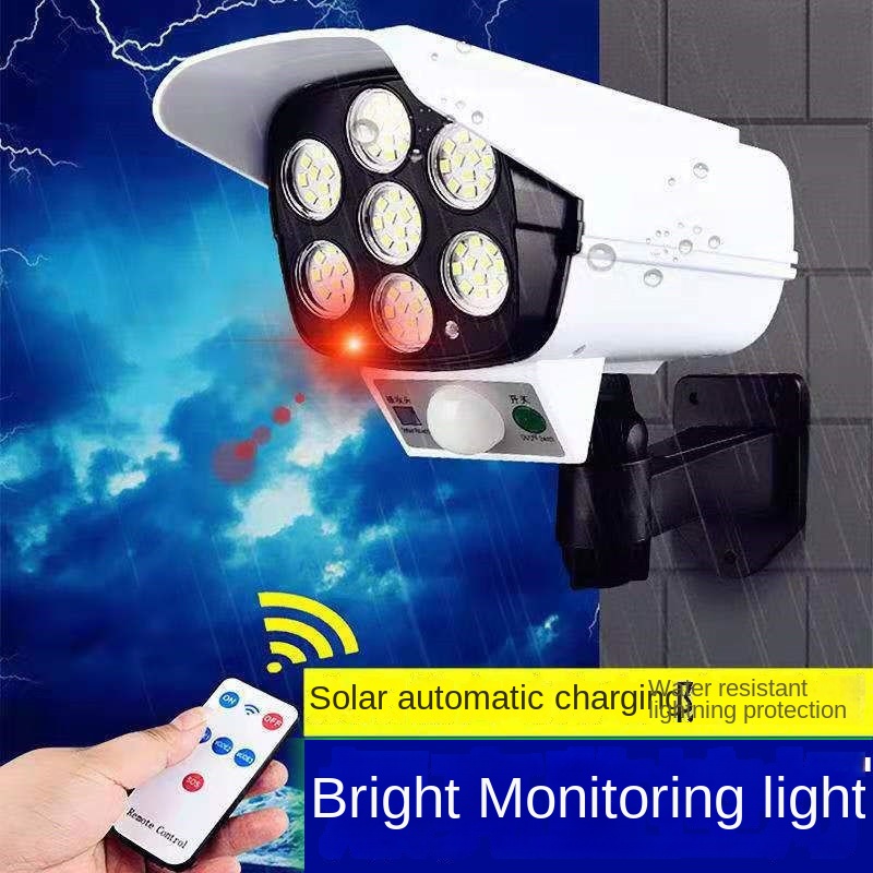 Lampe solaire à 77 LED avec dé - Home Security Flood Lights avis et prix