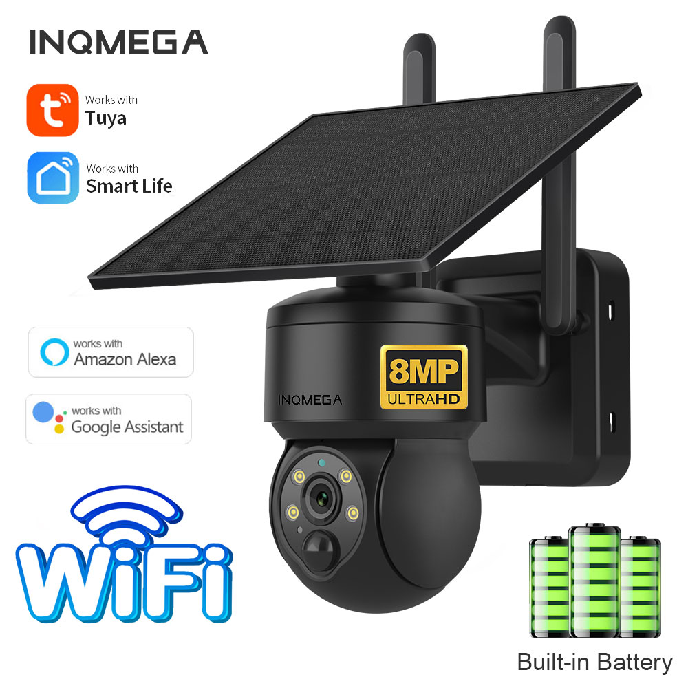 INQMEGA 8MP TUYA caméra solair - Camera Solar Wireless avis et prix
