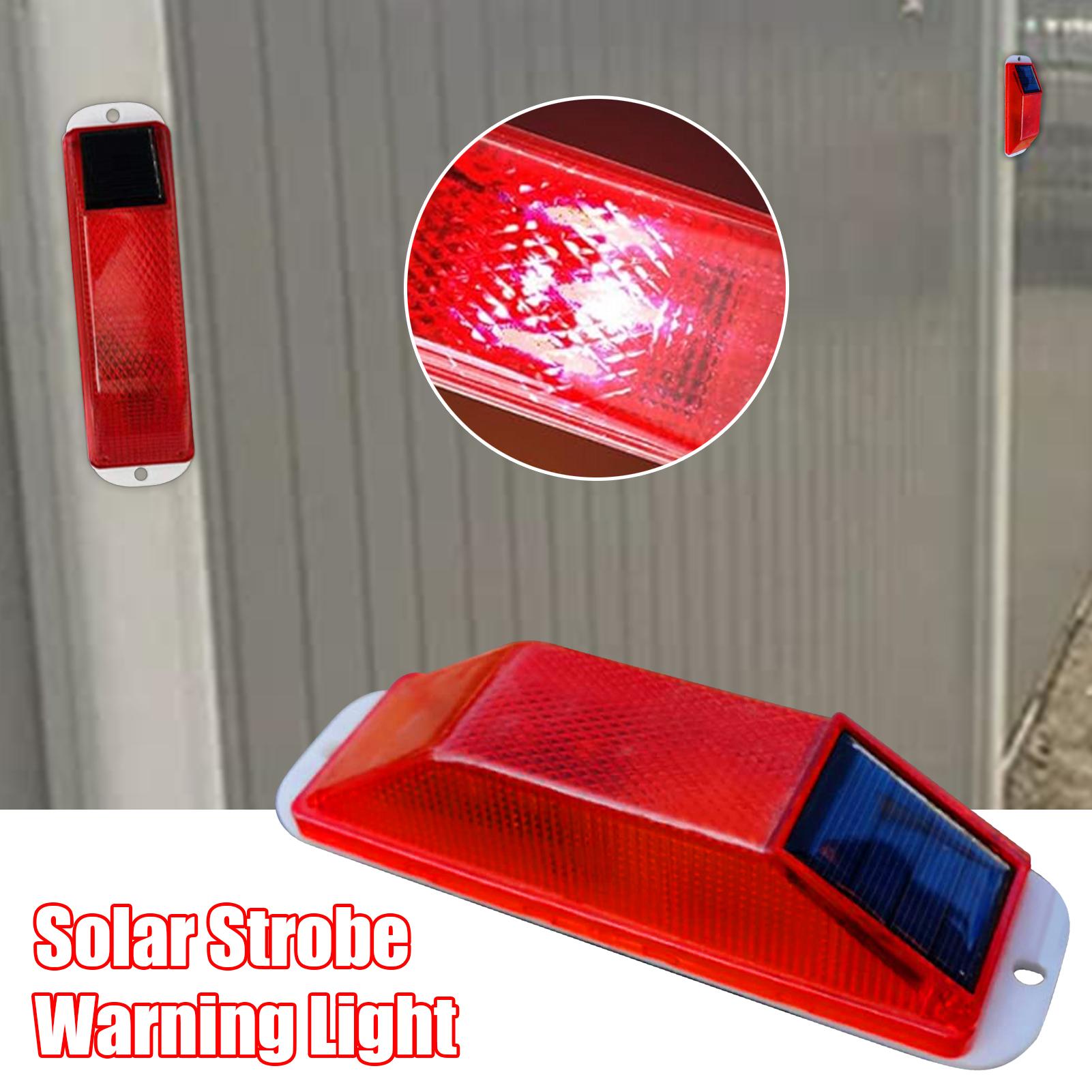 Lampe de signalisation strobos - Solar Security Light avis et prix