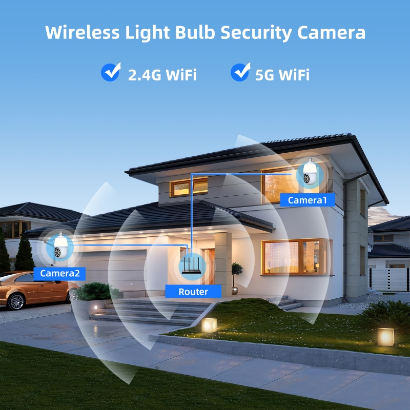 Caméra dôme IP PTZ sans fil co - Home Security Flood Lights avis et prix
