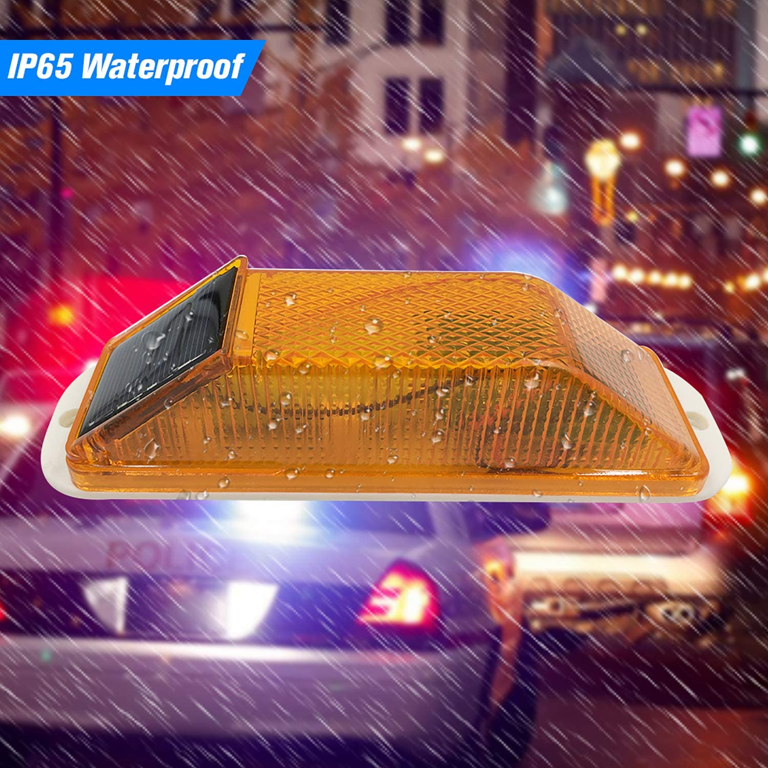 Lampe LED d'avertissement stro - Solar Security Light avis et prix