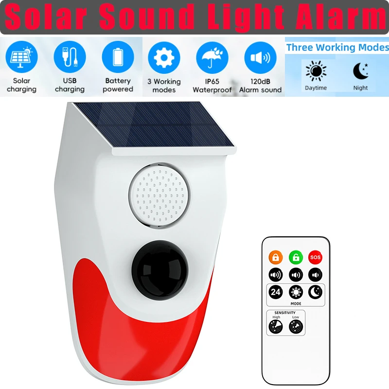 Capteur de mouvement PIR sans  - Solar Security Light avis et prix