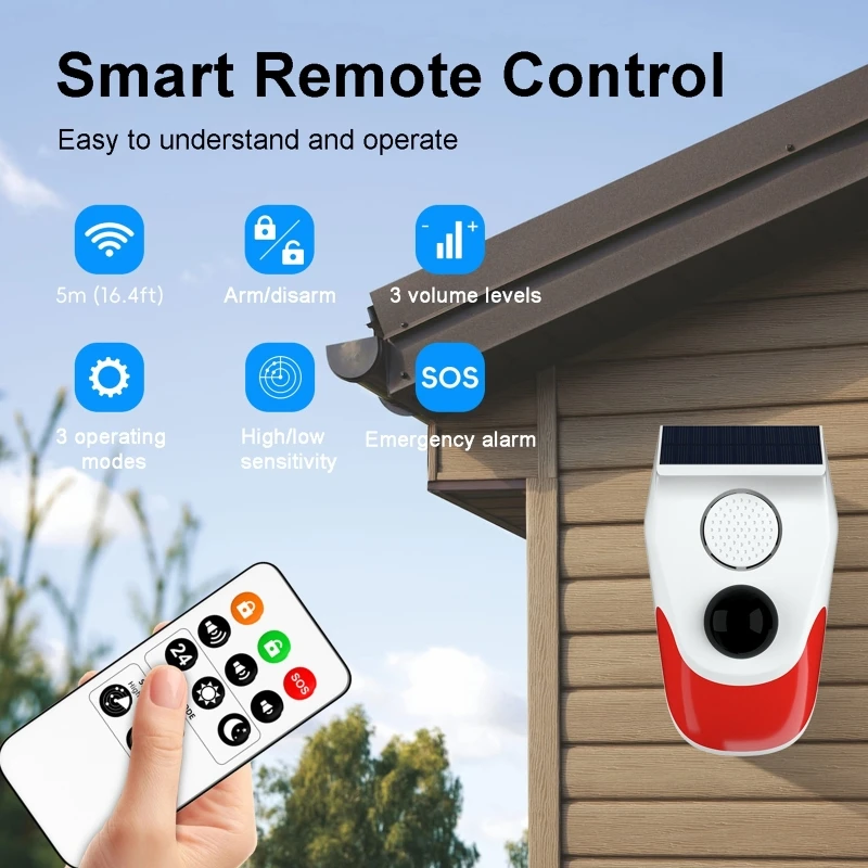 Capteur de mouvement PIR sans  - Solar Security Light avis et prix