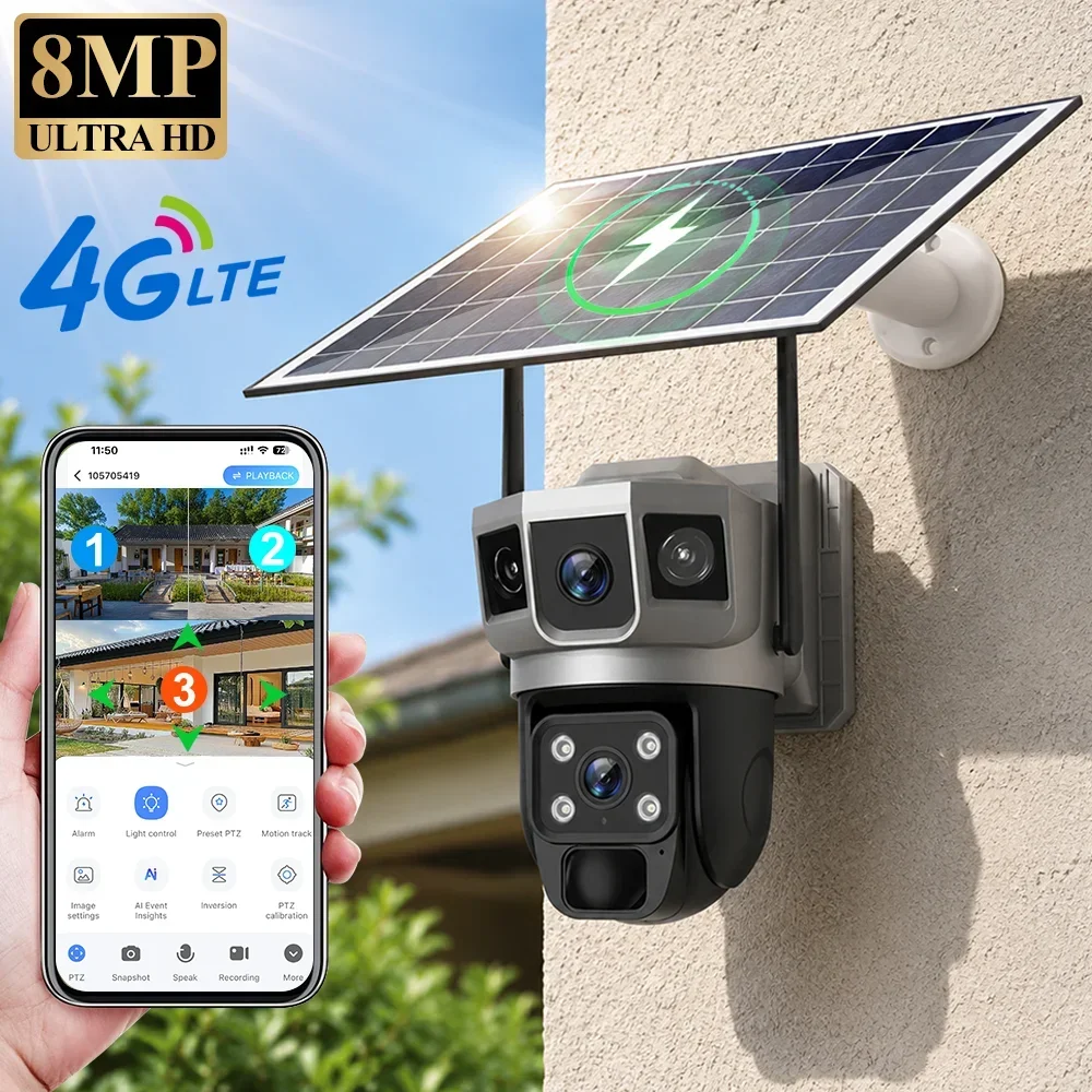 Caméra de sécurité V380 4K 3 é - Home Security La avis et prix