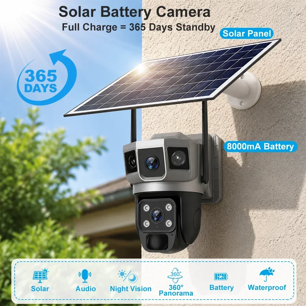 Caméra de sécurité V380 4K 3 é - Home Security La avis et prix