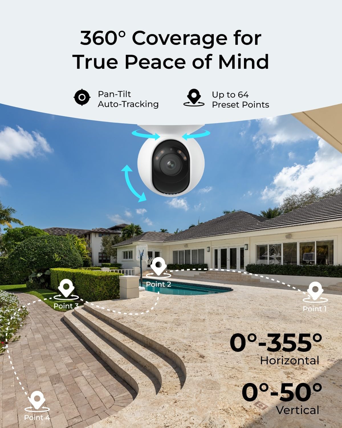 Caméra de sécurité extérieure  - Home Security La avis et prix