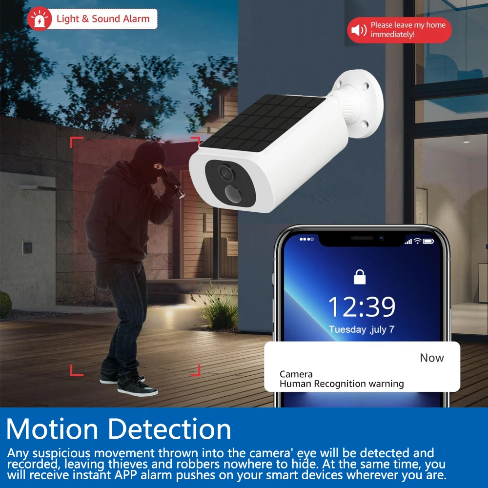 Caméra de sécurité solaire Tuy - Home Security La avis et prix