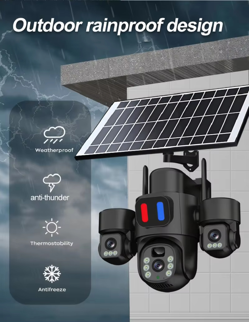 Caméra solaire PTZ WIFI extéri - Camera Solar Wireless avis et prix
